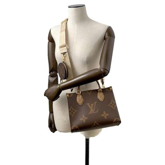 Louis Vuitton Monogram Reverse On the Go Shoulder Bag Tote Bag - Picture 5 of 11